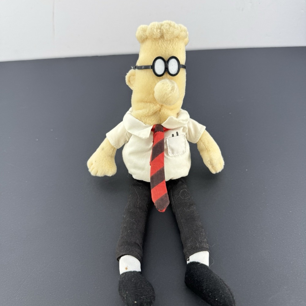 Dilbert Comic Strip Bean Bag Plush Doll By Gund 10 Inches